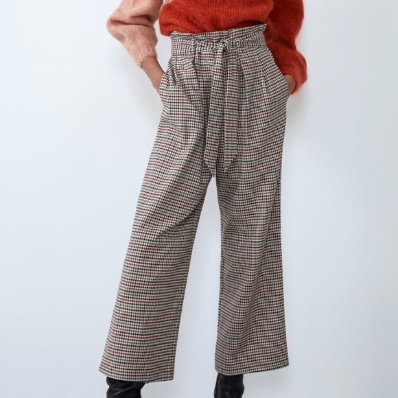 Zara Pants - Zara cropped pleated pants NWT sz large